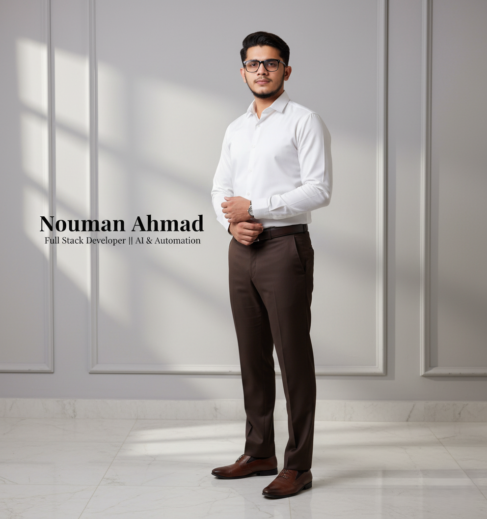 Nouman Ahmad - Frontend Developer